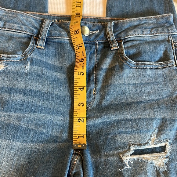 American Eagle Outfitters Woman’s Hi Rise Jegging Distressed Size 2 Regular - Picture 8 of 15